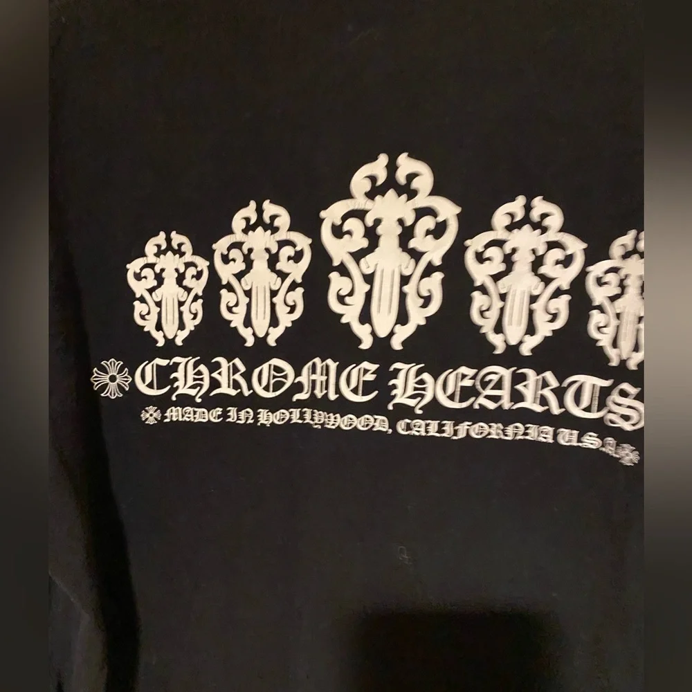 Rare Chrome Hearts Staff Long Sleeve Tee - Picture 3 of 10